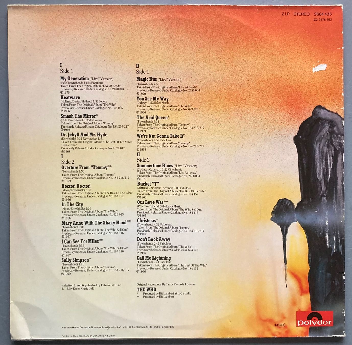Vinyles: THE WHO - ONCE UPON A TIME – D'occasion à Poliez-Pittet par Newtown-Records 1