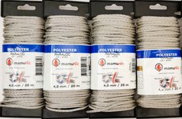 PARACORD MAMUTEC PARALOC ø4mm SwissMade 4x20m silber