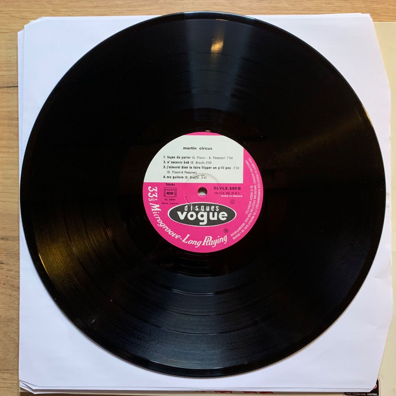 Schallplatten: MARTIN CIRCUS - ACTE II...OG FR 1971...VG+/VG+ – Gebraucht aus Gals von Diskopatshop 4