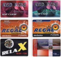 RED ROSE / REGAL / RELAX / Republica Dominicana - Prepaid TK