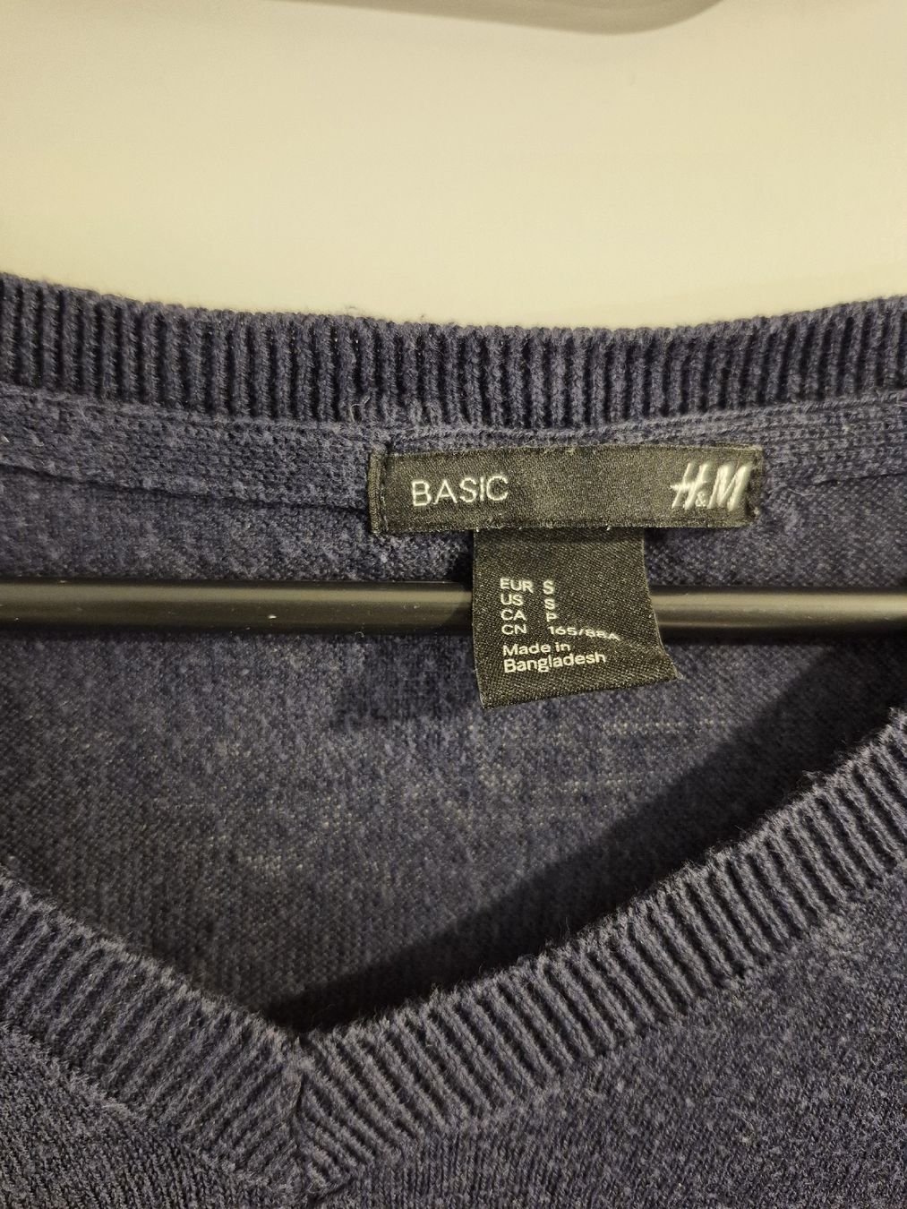 H&M Pulls & Sweat-shirts: H&M Basic Long-Pullover, Grösse S, Dunkelblau – D'occasion à La Neuveville par Vestiaire_2011 1