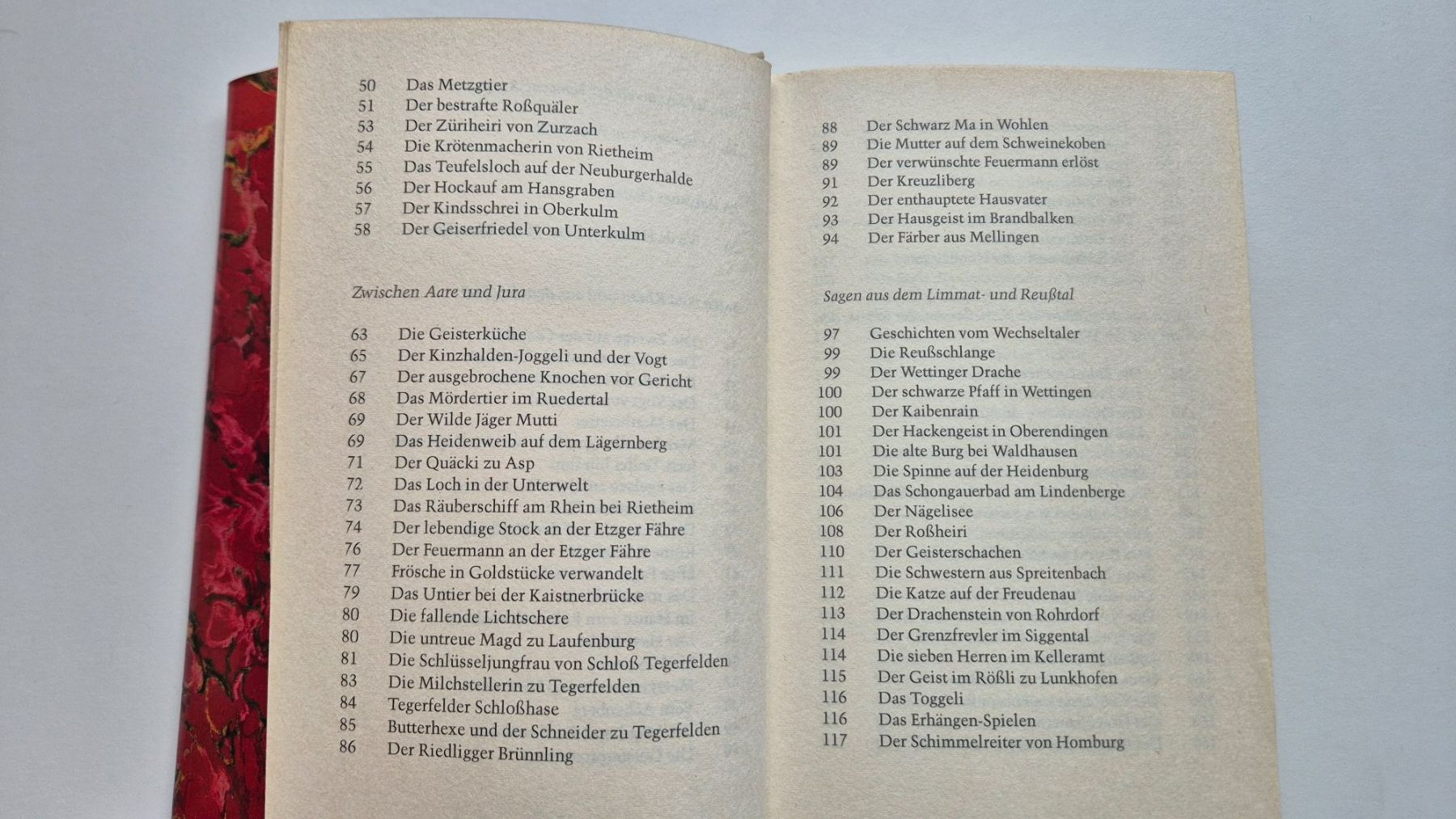 Libri: Sagen der Schweiz  -  AARGAU  -   1985 – Usato da Niederweningen venduto da Obson 4