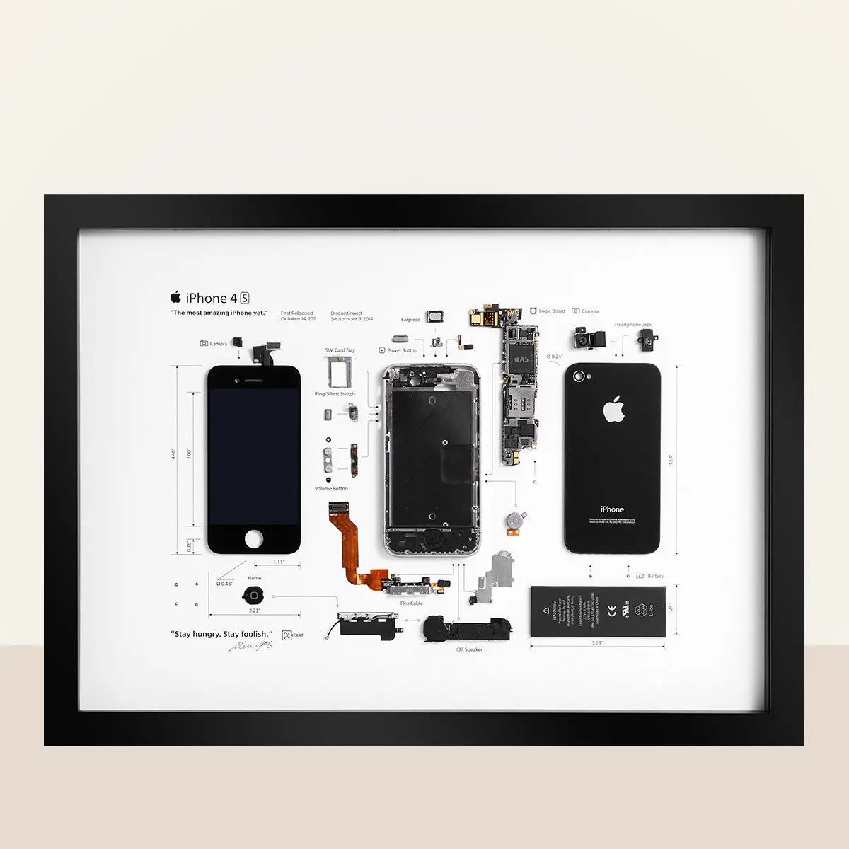 Apple Portables: Apple iPhone 4s im Bilderrahmen – Neuf (Voir description) à Gelterkinden par murattibox 3