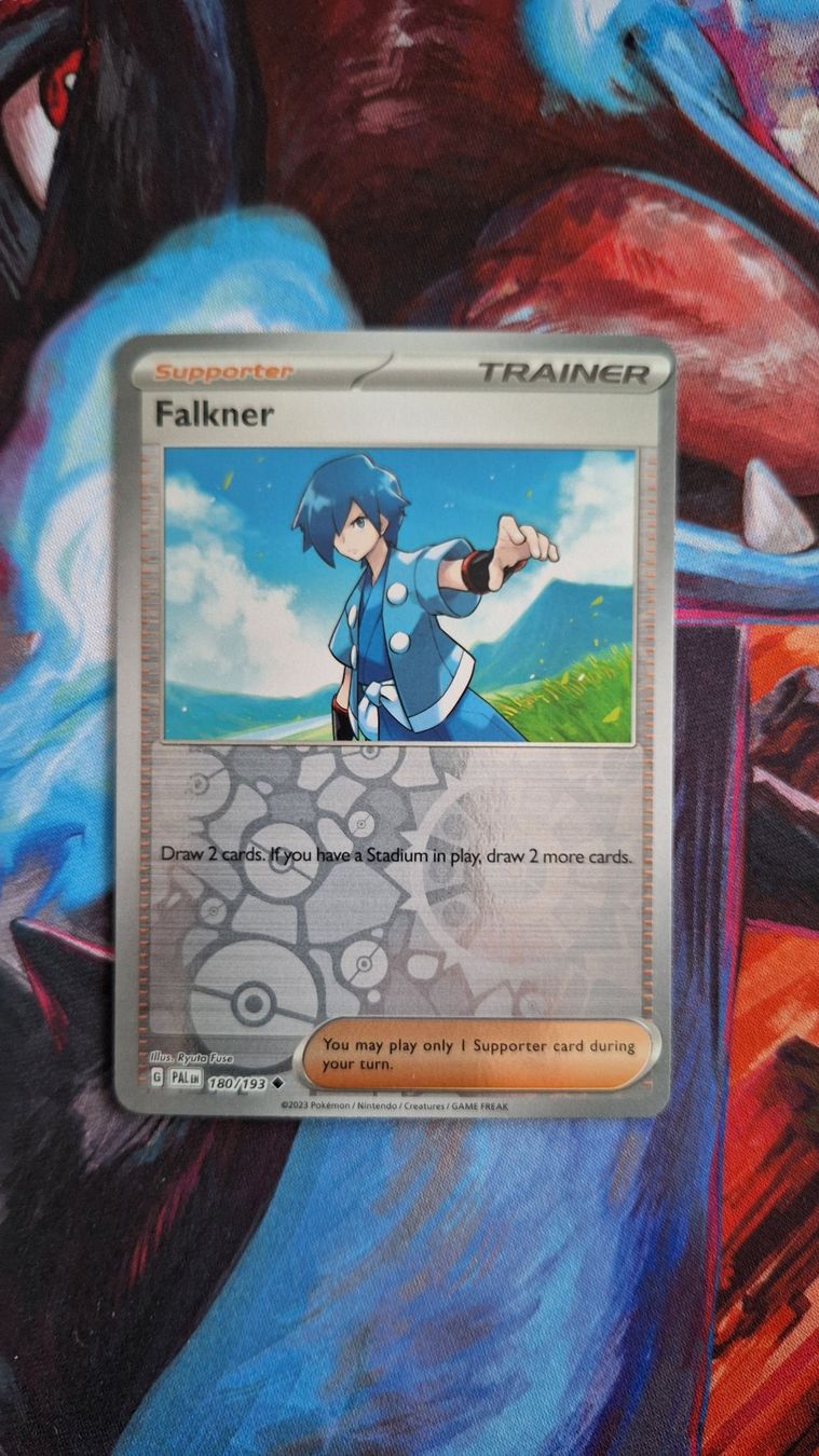 Pokémon Carte collezionabili: Falkner - Reverse Holo - Pokemon Paldea Evolved – Usato da Altstätten SG venduto da GGsGameshop