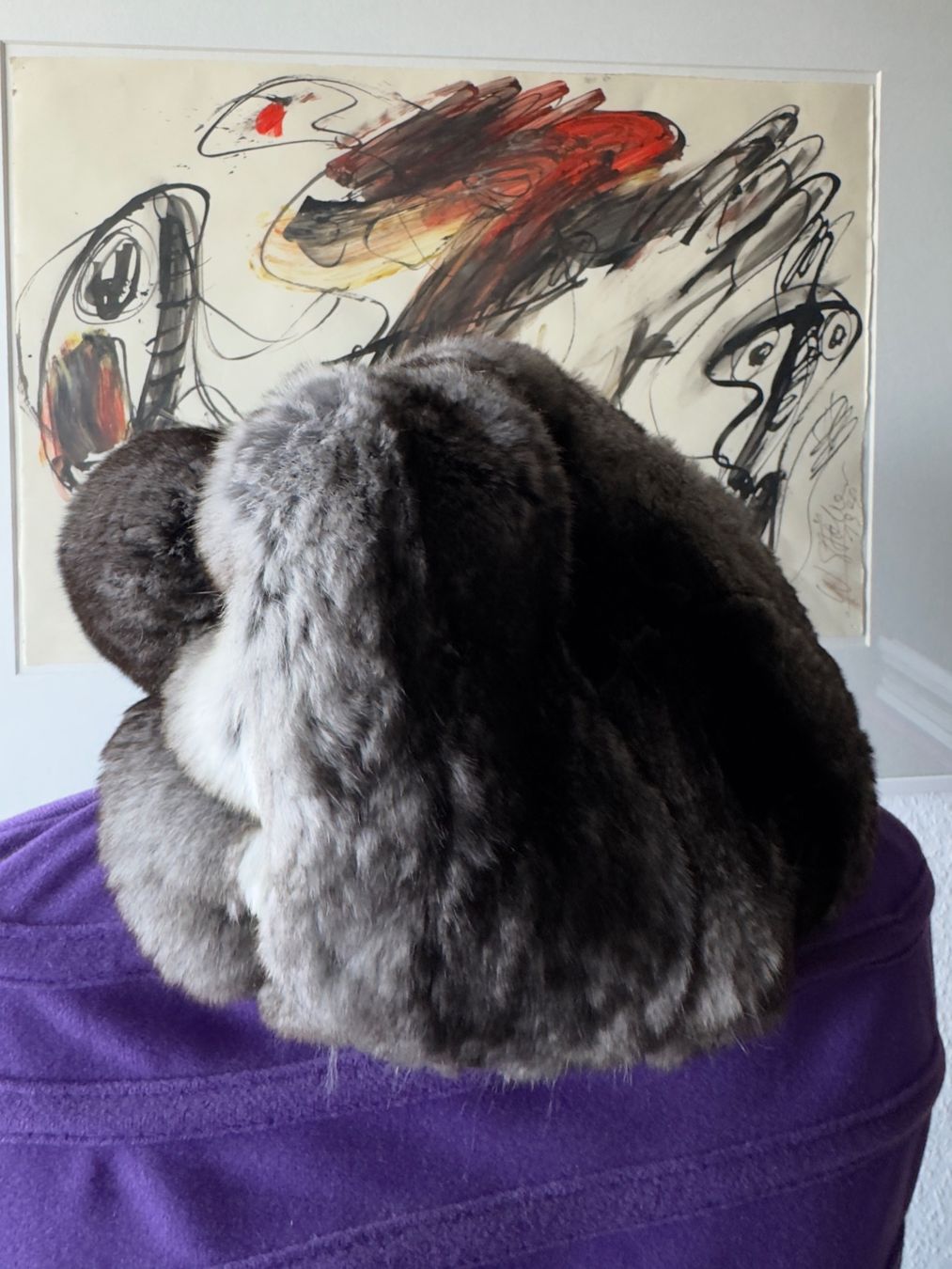 Copricapi, berretti & cappellini: Chinchilla Fur Hat With Pom Pom & matching Collar – Nuovo (secondo la descrizione) da Birsfelden venduto da Brut 4