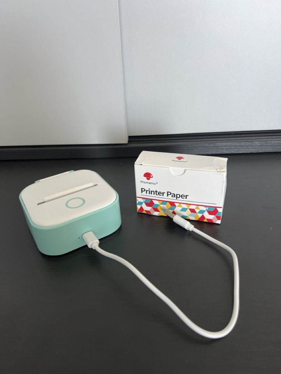 Stampanti: Mini Drucker Phomemo T02 mit Papierrollen, gebraucht – Usato da Buchs AG venduto da Heidy64