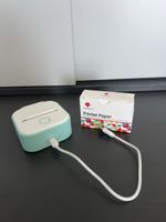 Mini Drucker Phomemo T02 mit Papierrollen, gebraucht