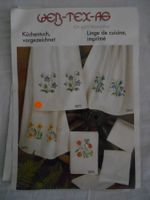2 Küchentücher zum Besticken