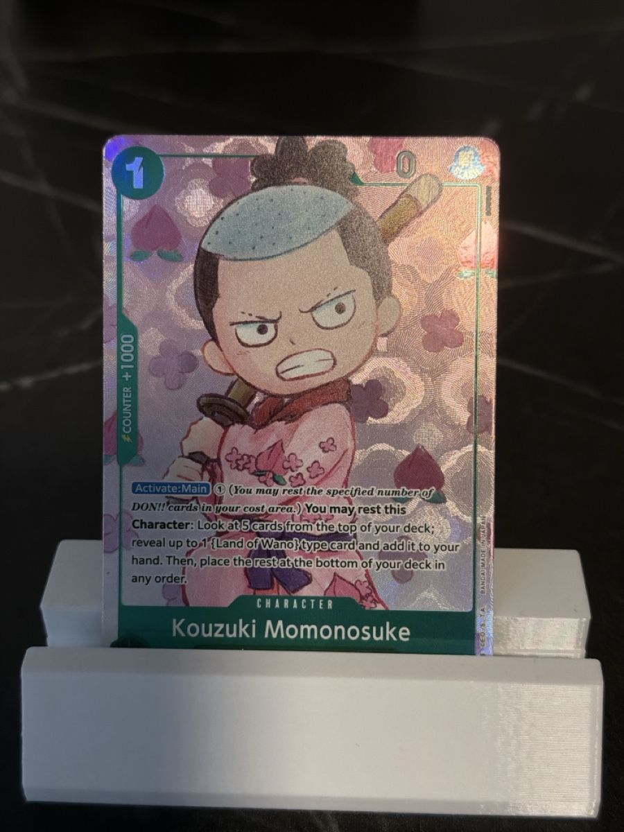 Bandai Carte collezionabili: One Piece OP01-041 Kouzuki Momonosuke, Englisch – Nuovo (secondo la descrizione) da St. Gallen venduto da cambitcg
