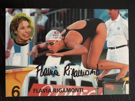 Flavia Rigamonti Autogrammkarte, Top Zustand, Rarität