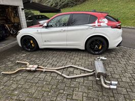 Alfa Romeo Stelvio QV Auspuffanlage Original Top Zustand!