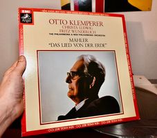 Mahler KLEMPERER das lied von der erde JAPAN LP VG+/MINT-