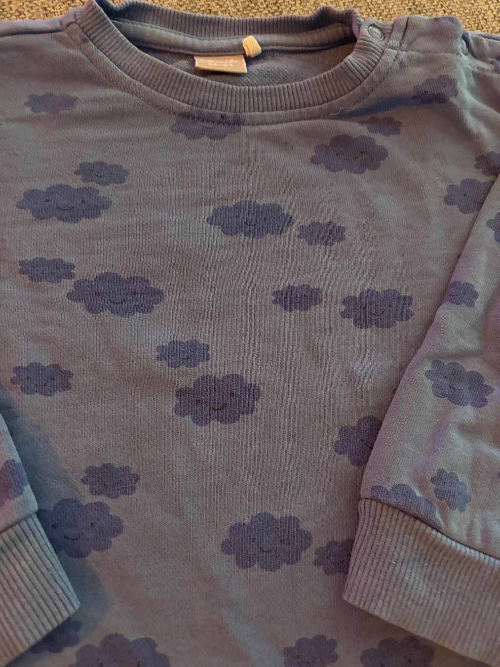Maglioni & Felpe: Blauer Pulli mit Wolkenprint Gr. 98/104 von Smile – Usato da Bülach venduto da bjoernbenny 1