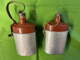 2 Feldflaschen 1914/1935, in perf. Zustand, kein MoneyGuard!