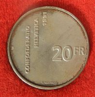 Gedenkmünze 20 Franken Schweiz 1991