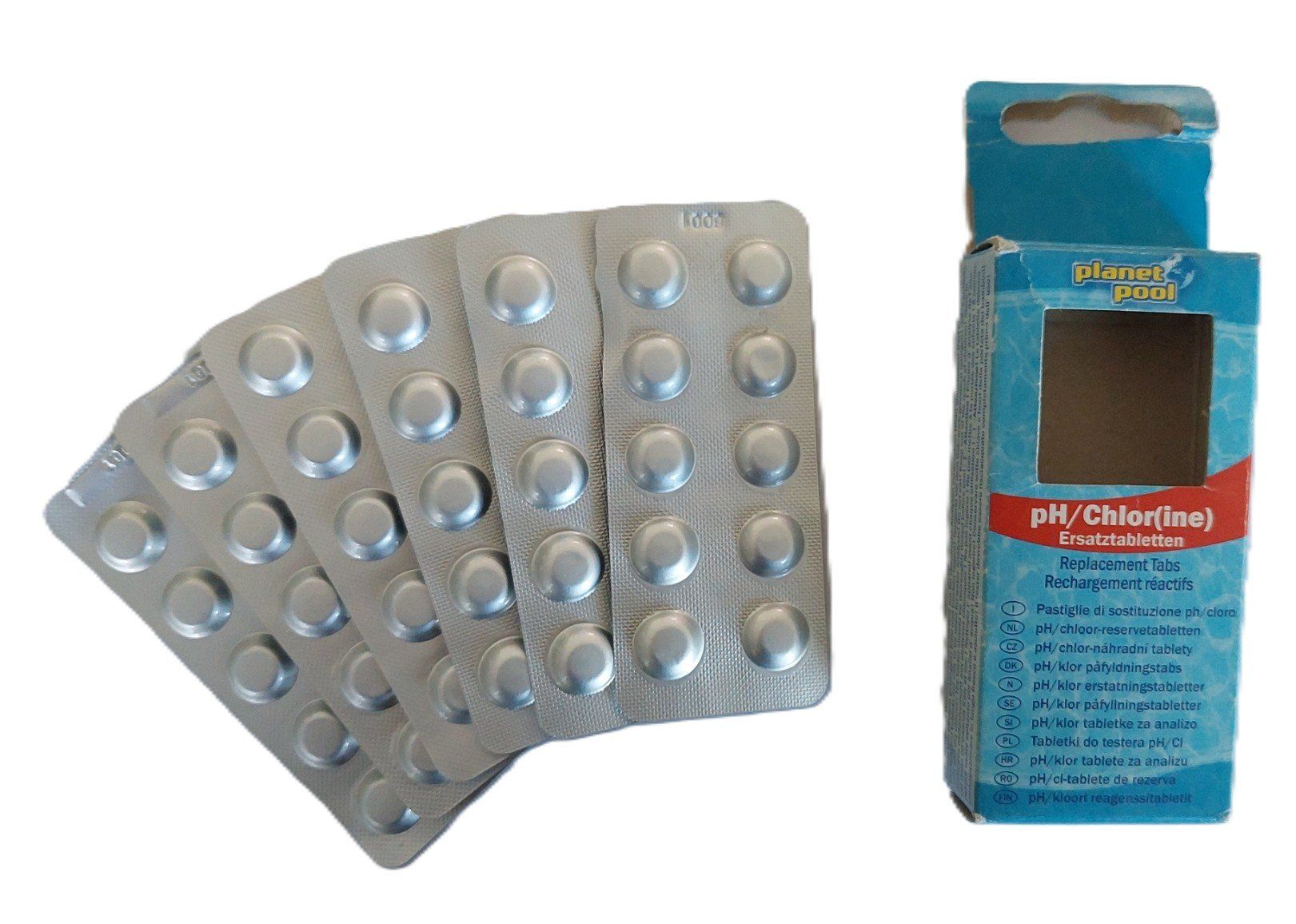 Piscine: Planet Pool pH/Chlor Ersatztabletten 2×30 Testtabletten NEU! – Nuovo e nell'imballaggio originale da Schongau venduto da lanobe 6