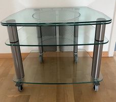 TV Möbel, Glas, schwenkbar