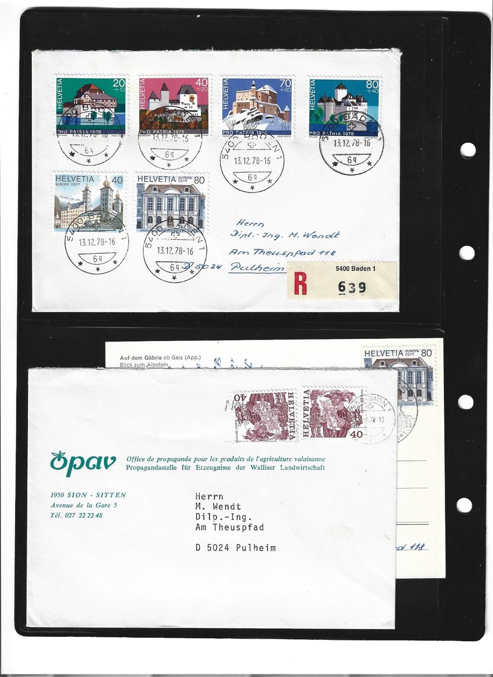 Alle Briefmarken: 10 lettres 10 Buchstaben – Gebraucht aus Delemont von toutdubon11 9