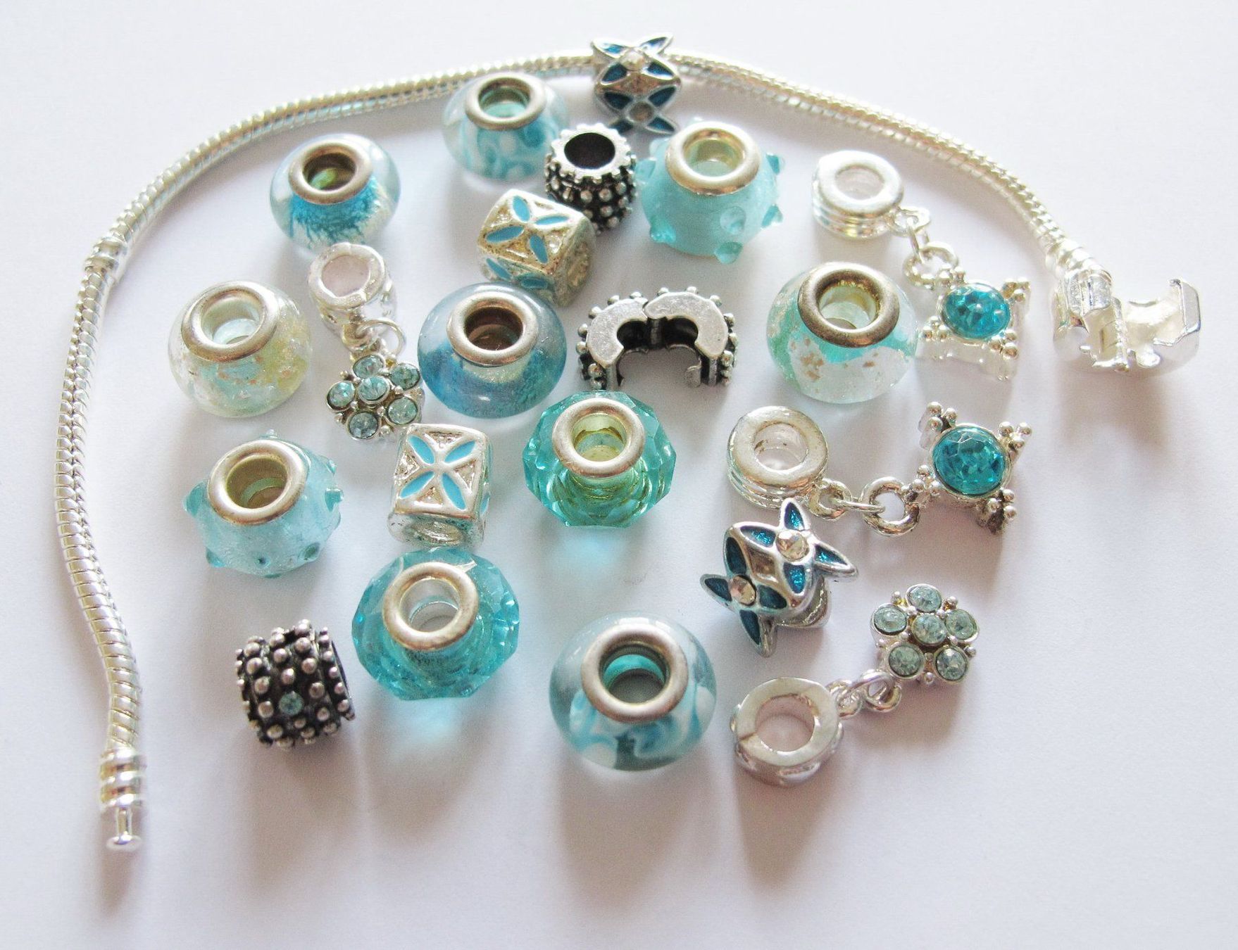 Anhänger: European Beads Kette selber machen DIY – Neu (gemäss Beschreibung) aus Schwanden GL von UHRKNALL 1