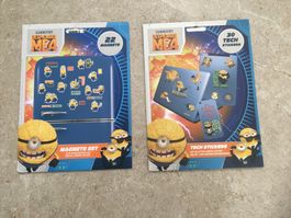 Minions Set: 22 Magnete & 30 Tech Sticker, neu & OVP!