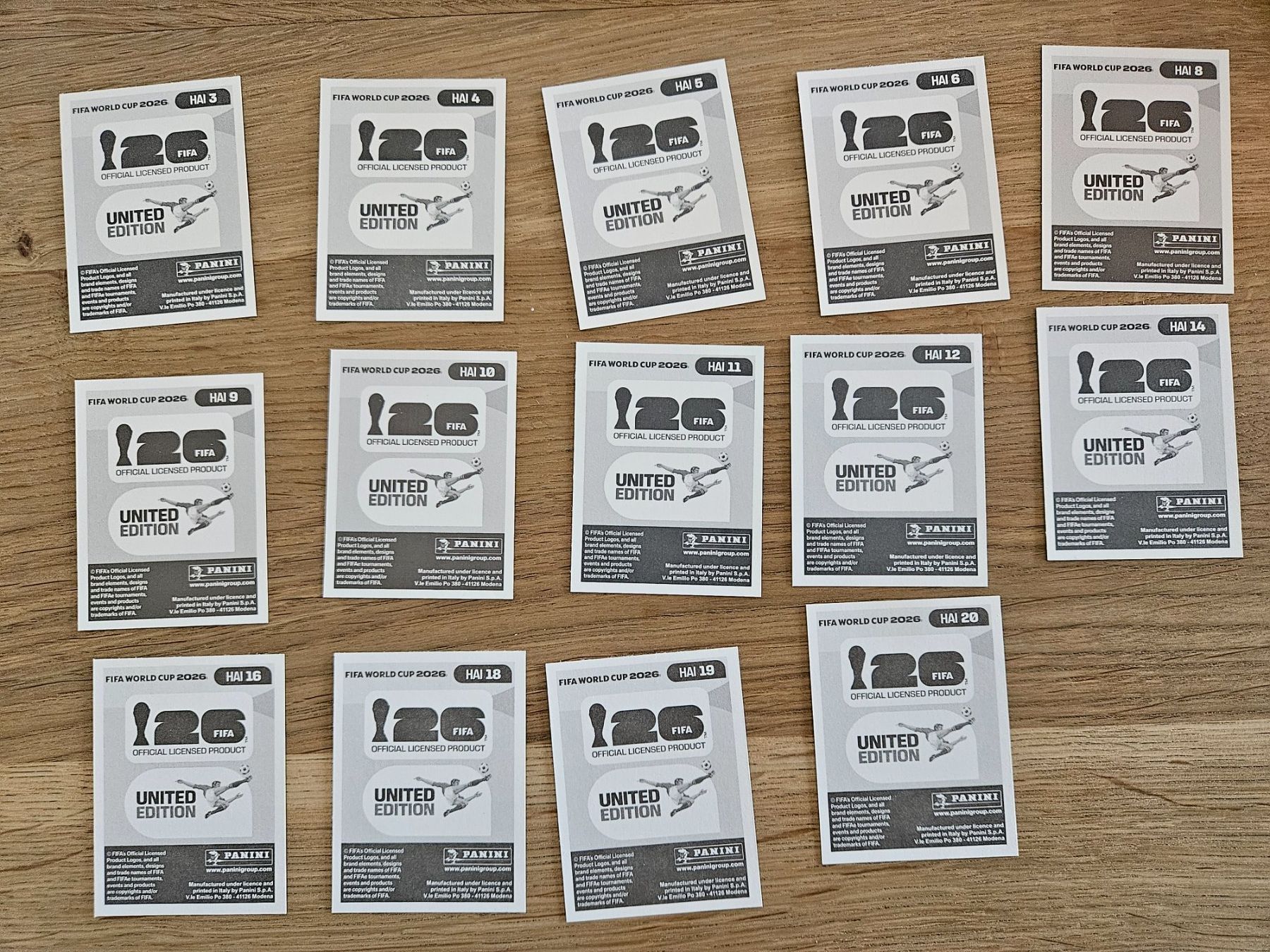 Panini Carte collezionabili: Panini WM 2026 HAI – Nuovo (secondo la descrizione) da Villars-sur-Glane venduto da Bolinot 1