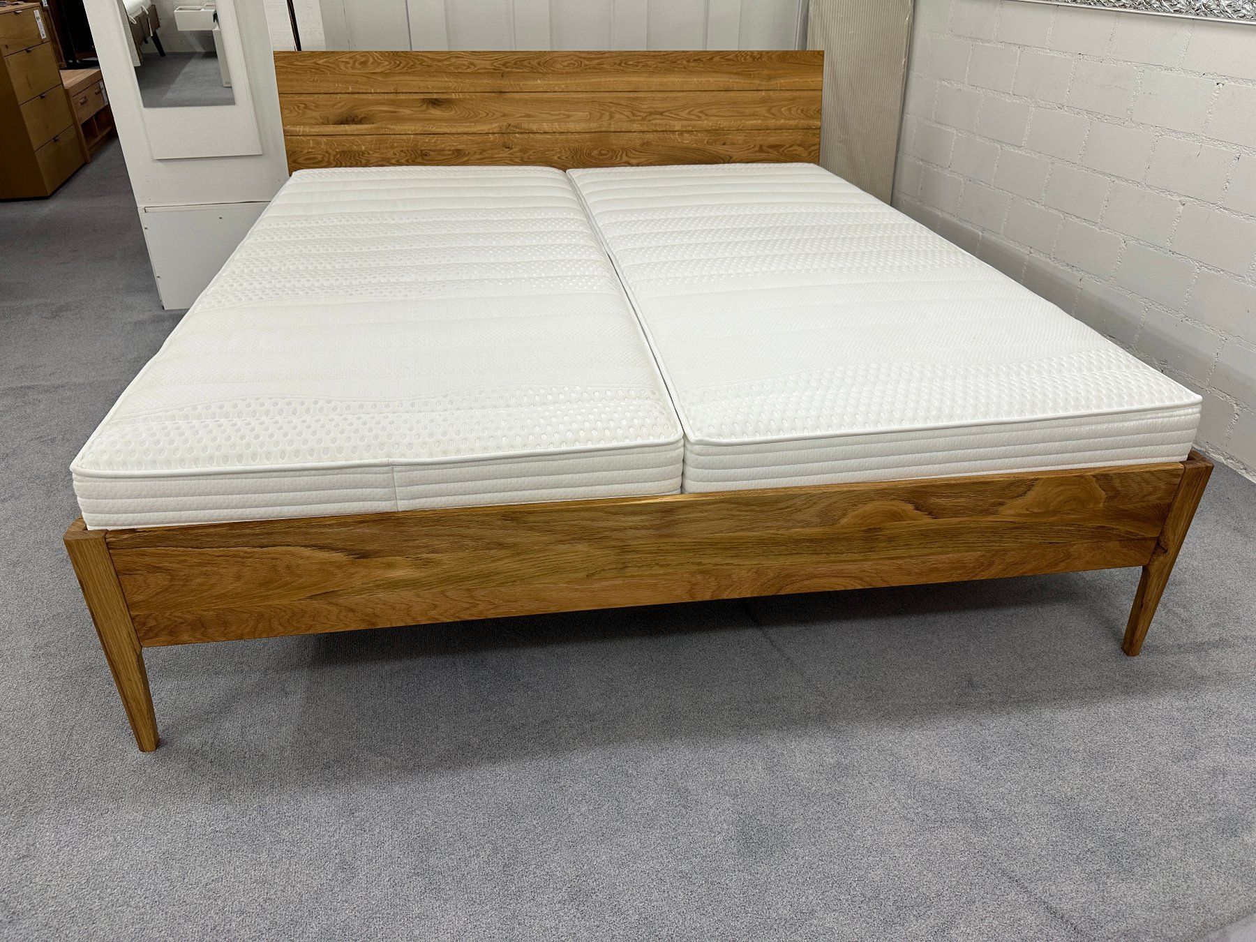 Letti: Bett MERAN Wildeiche massiv 160 x 200 cm – Nuovo e nell'imballaggio originale da Unterentfelden venduto da moebelrufli 4