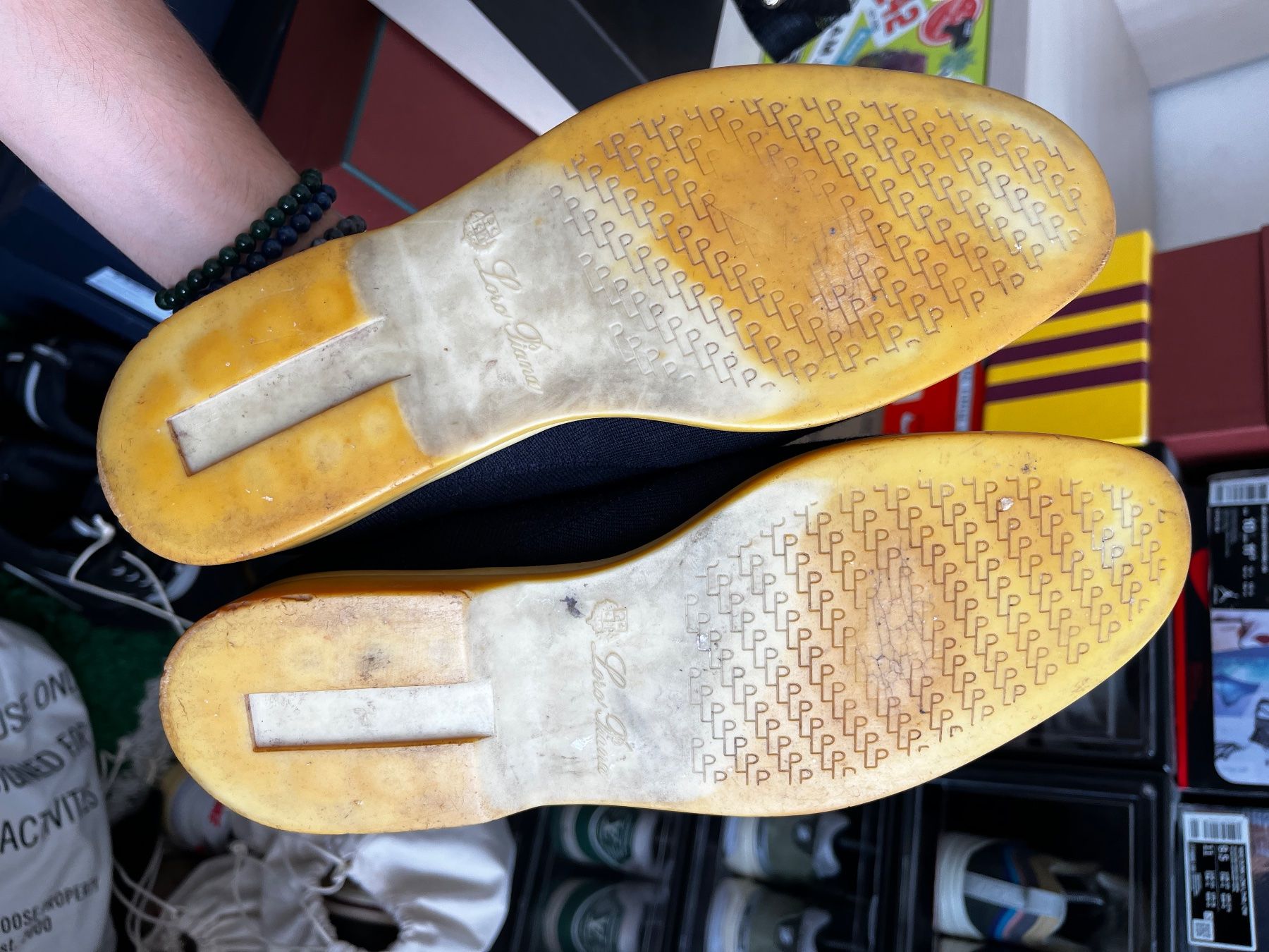Scarpe da uomo: Loro Piana Open Walk Wool – Usato da Genève venduto da 3M_JR 2