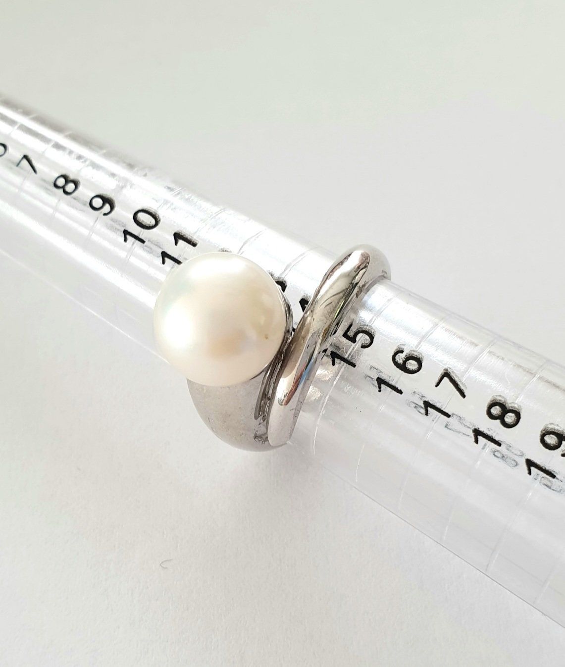 Anelli: Silberring 925 mit Echt Perlen, modern & elegant - Neu – Nuovo e nell'imballaggio originale da Uetikon am See venduto da Coralreef 7