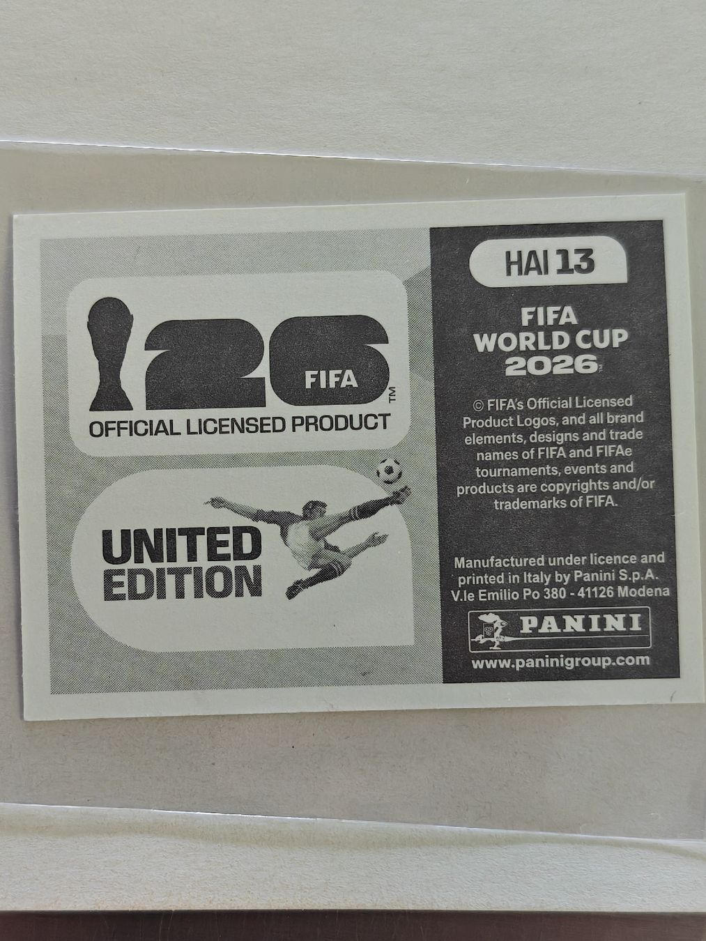 Panini Carte collezionabili: Panini WM 2026 Sticker Haiti – Nuovo (secondo la descrizione) da Hünibach venduto da gaenggele247 1