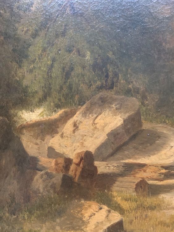 Altes grosses oelgemaelde Albert Lang 18471933 Kaufen auf Ricardo