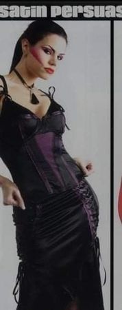Lip Service Goth Gothic Vintage Satin