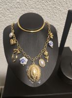 Collier Acier 316L Doré Neuf / Edelstahl Kette Gold Neu