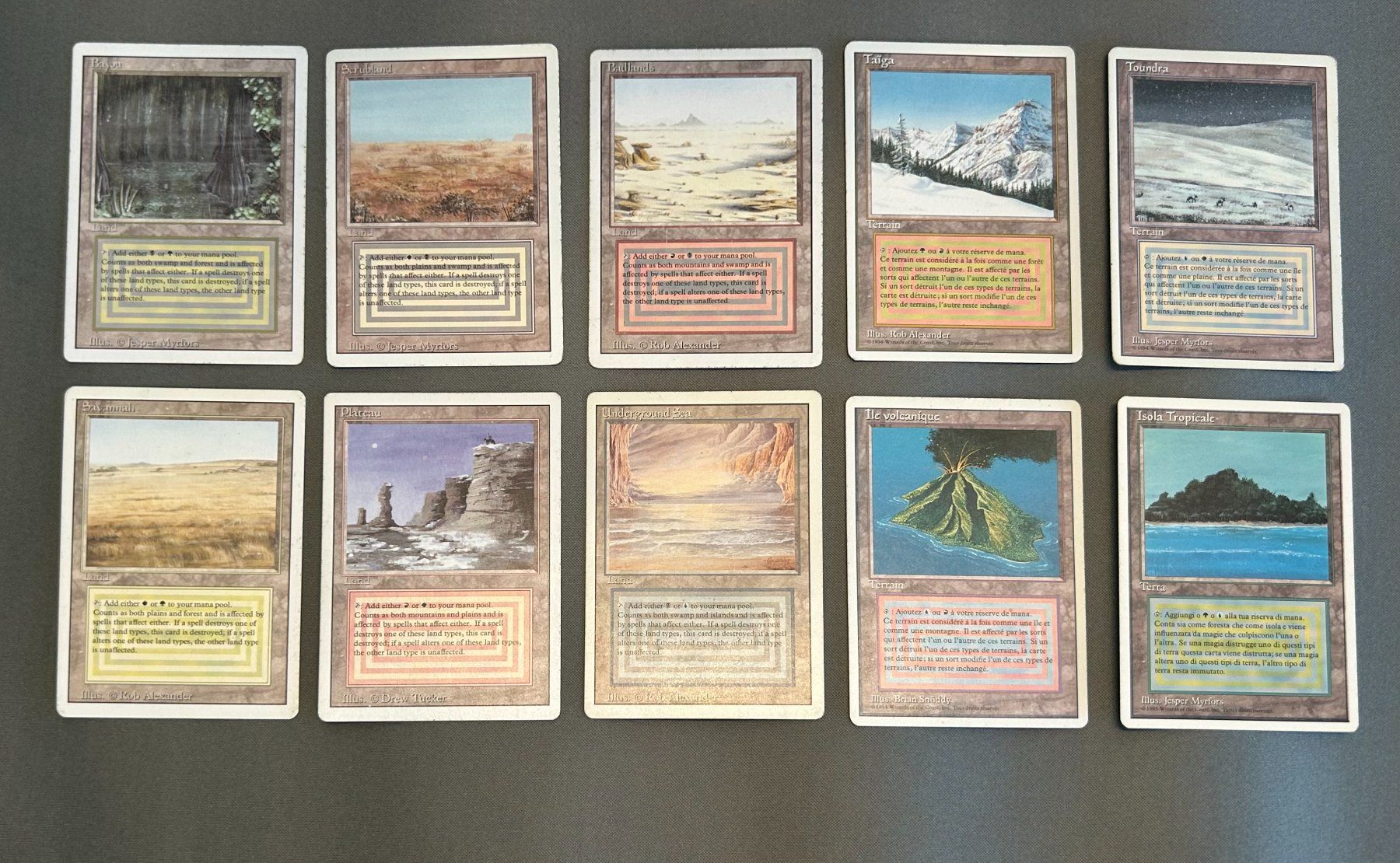 Magic The Gathering Cartes à collectionner: MtG Duallands Revised Set – D'occasion à Dübendorf par Baloo81