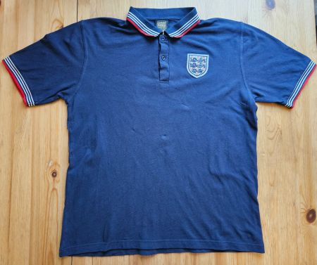 Trikot / Polo-Shirt England Score Draw Gr XXL Fussball retro
