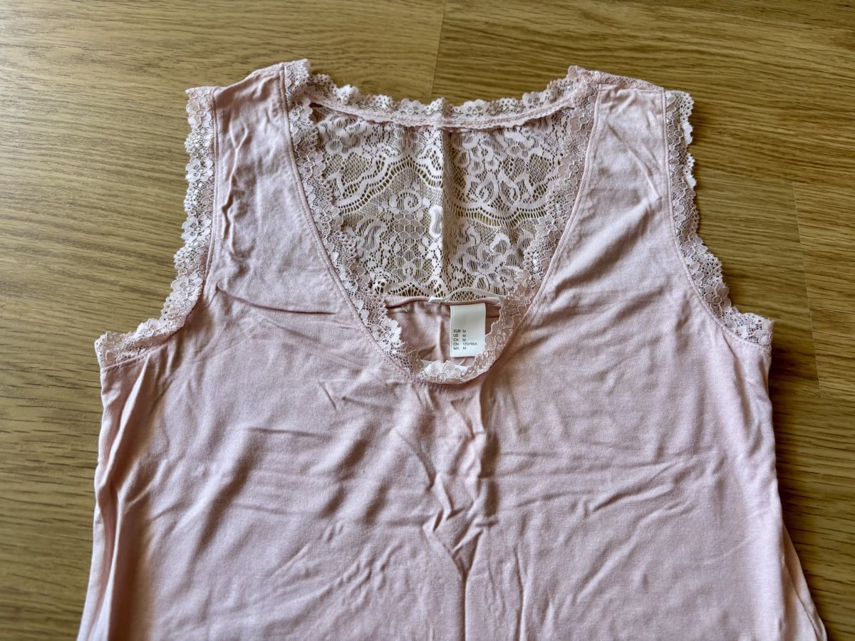 H&M Top: H&M Top rosa Spitze Viscose Neu! – Nuovo (secondo la descrizione) da Baden venduto da Tiffany6878 5