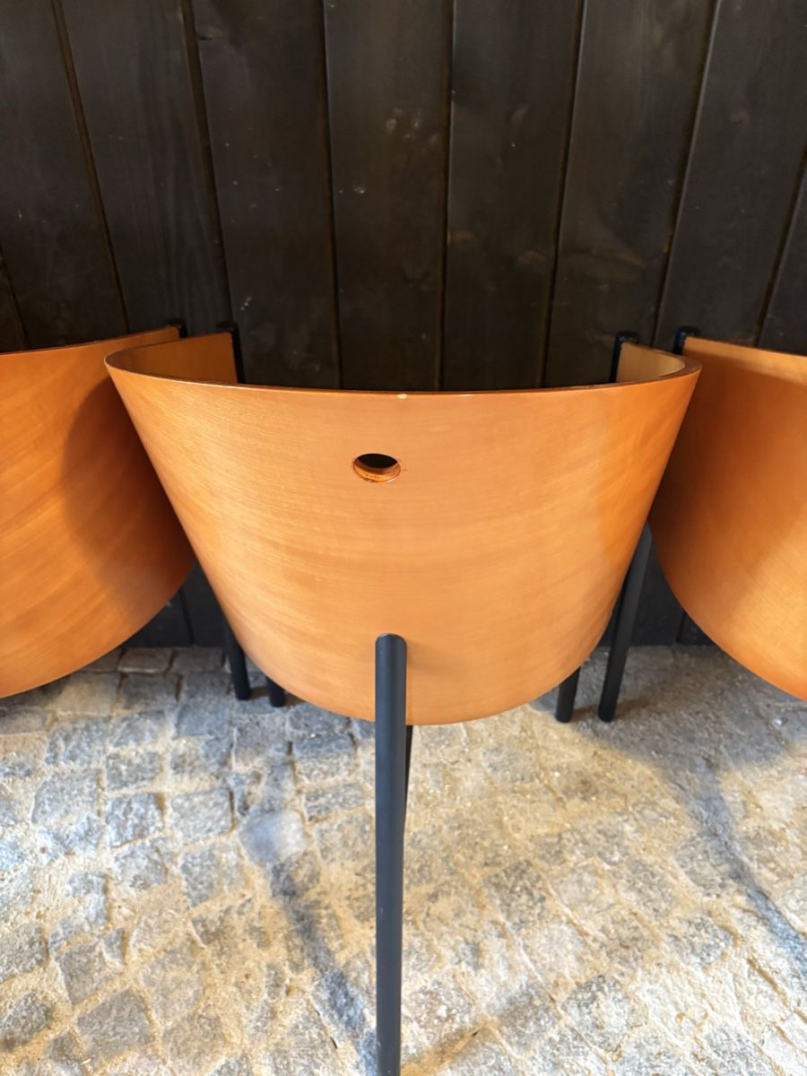 Poltrone: Ensemble de trois chaises Costes – Usato da Plan-les-Ouates venduto da mirobinfr 6