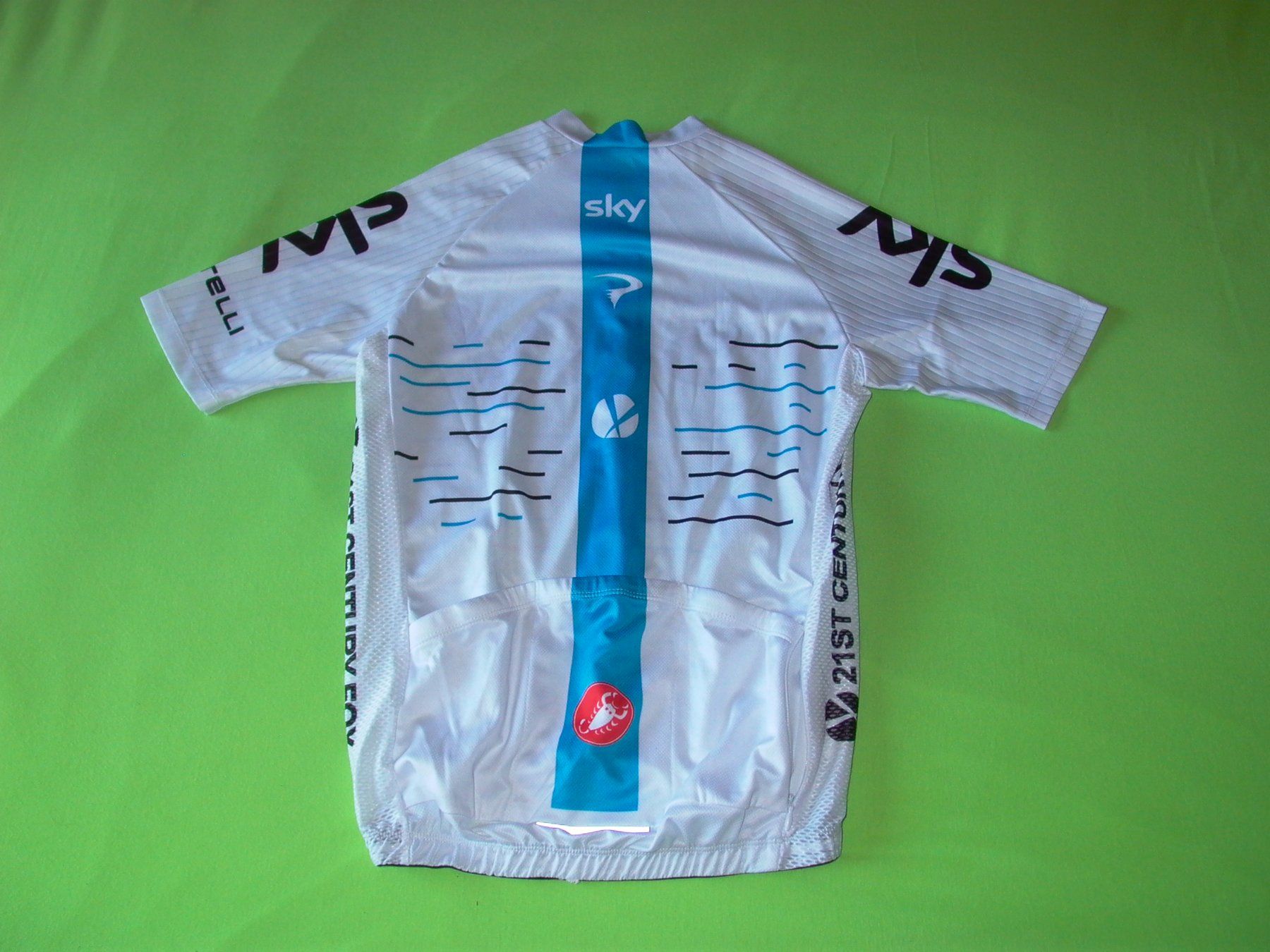 Canottiere & Pantaloni: Maglie da ciclismo SKY non originali – Usato da Calpiogna venduto da maloernox 8