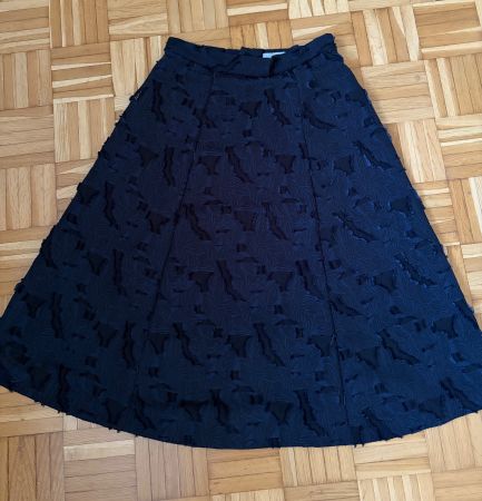 Eleganter dunkelblauer Rock Grösse S