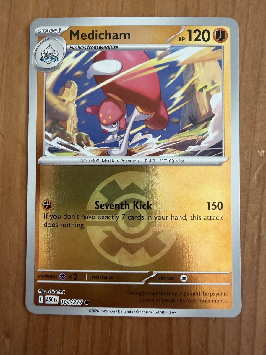 Pokémon Carte collezionabili: Medicham (ASC104) – Nuovo (secondo la descrizione) da Vevey venduto da Matx