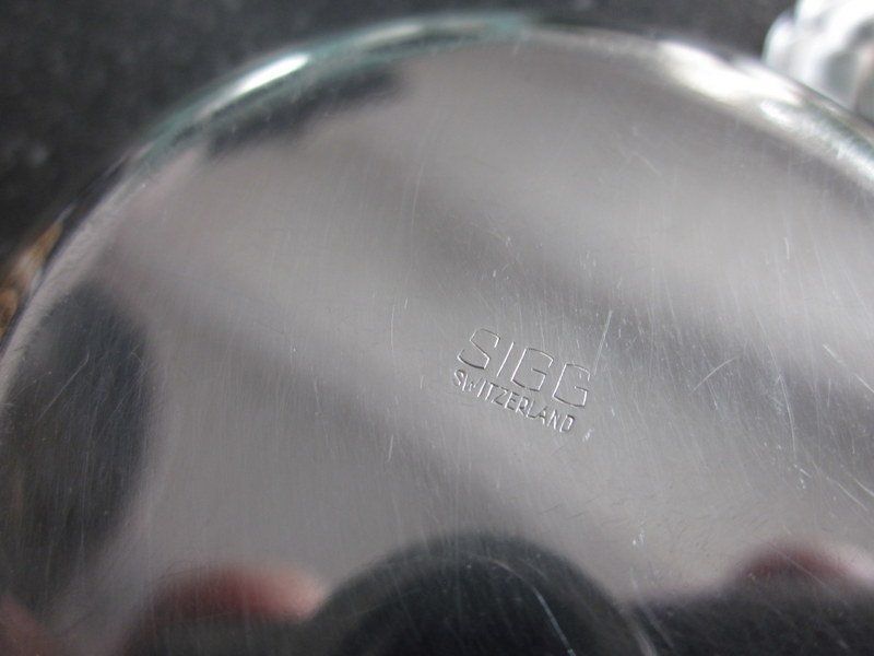 Sigg Elettrodomestici da cucina: SIGG Teebeutelhalter/Teesieb, Tropfschale, Metall versilbert – Usato da Bischofszell venduto da raika 6