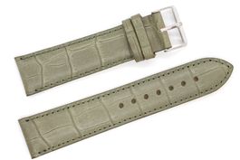 Lederband Grün 22mm mit Schliesse