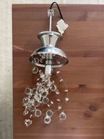 Deckenleuchte Kristall Optik Chrom gebraucht guter Zustand