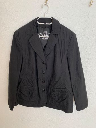 Barbara Lebek Jacke Blazer schwarz Gr. L / XL