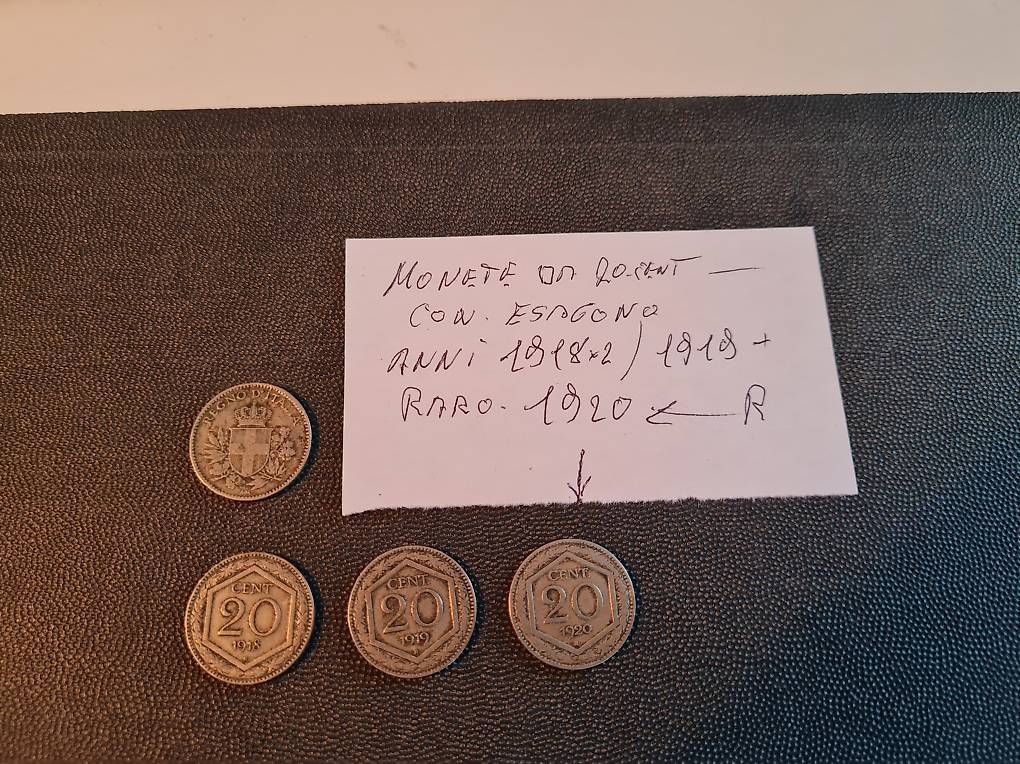 Tutti le monete: Monete da 20 cent , Esagono 1920 R – Nuovo (secondo la descrizione) da Figino venduto da cau_pcd6