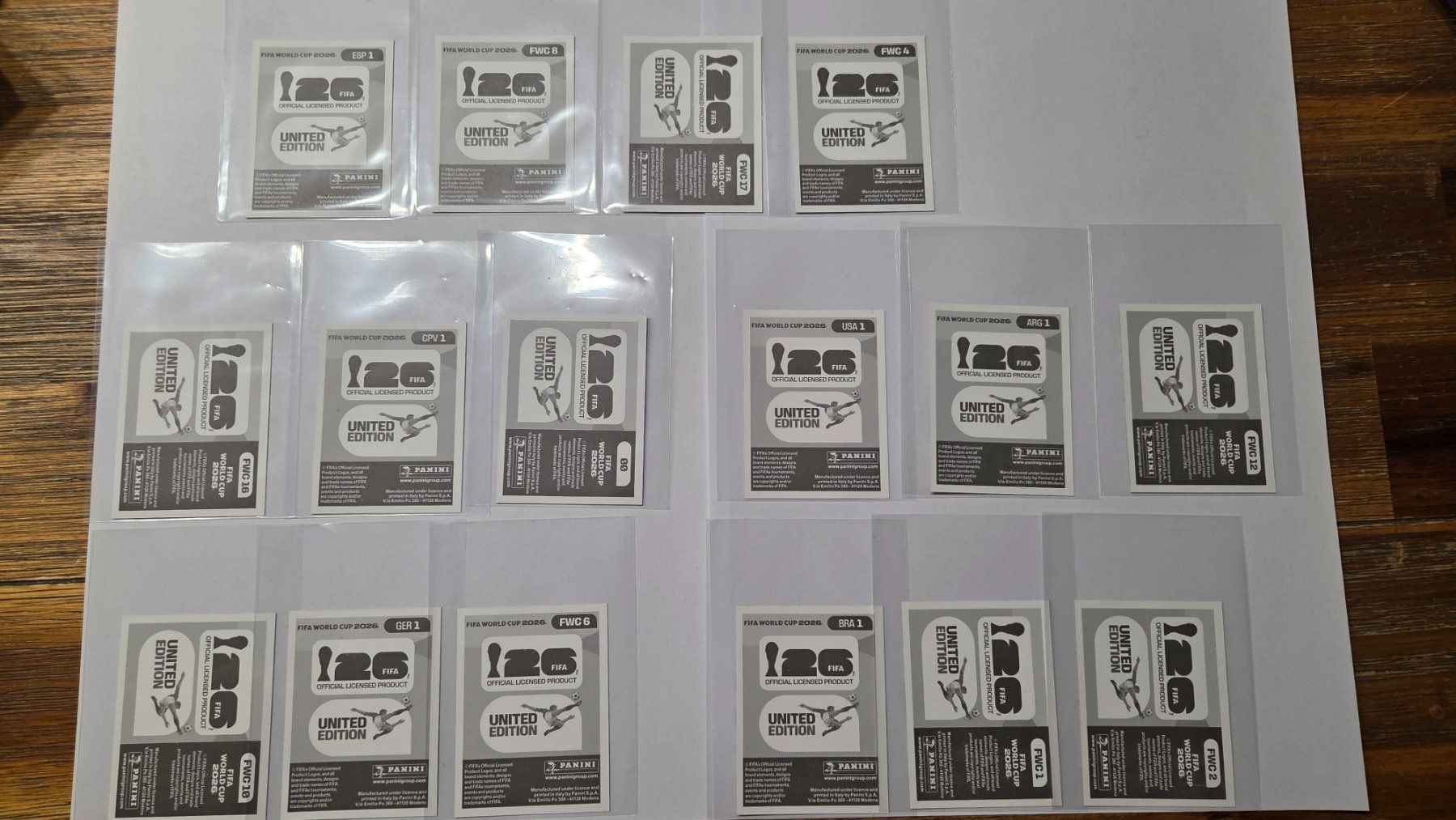 Panini Cartes à collectionner: PANINI einzigartiger Miscut weltweit WM2026 – Neuf (Voir description) à Erlinsbach par realcollector 7