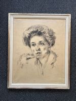 Frauenportrait von Martin Lauterburg        (ID M407)