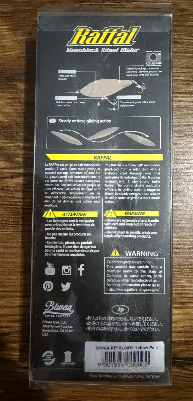 Esche: BIWAA Raffal Jerkbait - 150 mm – Nuovo e nell'imballaggio originale da Widnau venduto da Fishingtackle_Oggy 2
