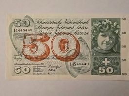 50 francs suisses 1961, neuf, voir photos