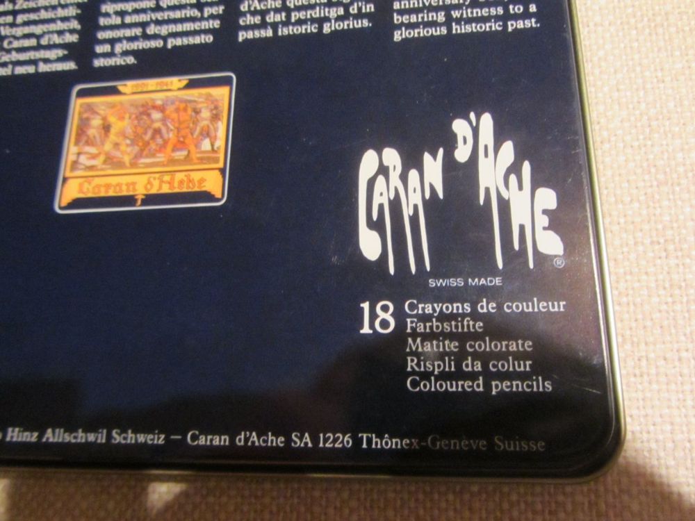 Matite Colorate Caran D’Ache – Confezione Da 12, Legno Esagonale | Per Scuola E Disegno