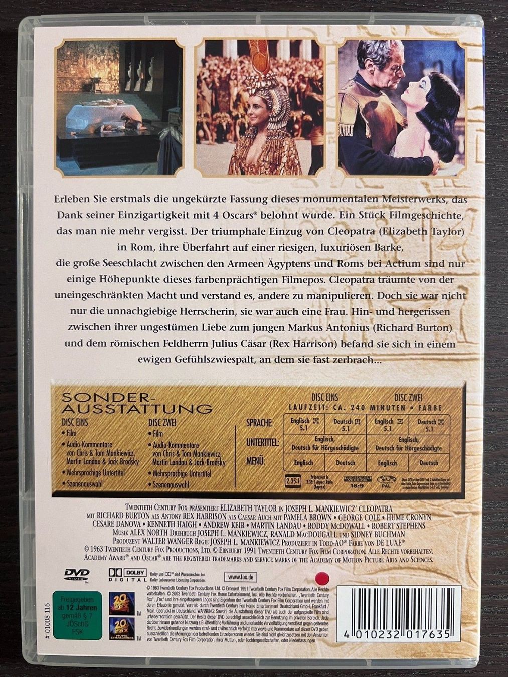 Alle DVDs: Cleopatra – Gebraucht aus Zürich von FilmFreunde 1
